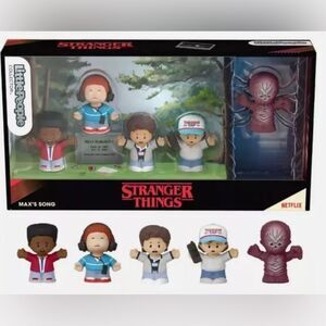 NIB-Fisher-Price Little People STRANGER THINGS MAX'S SONG Collectors Set W/VECNA